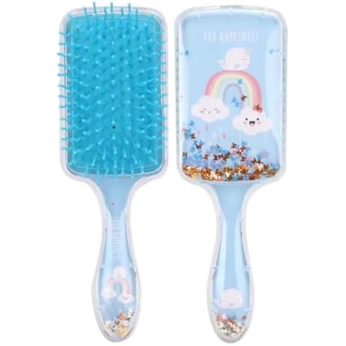 Gentle Detangling Hair Brush – Anti-Knot Flexible Bristles for Kids & Adults – Smooth Styling Without Pulling – Perfect for Curly, Thick, Fine & Sensitive Hair - Image 5